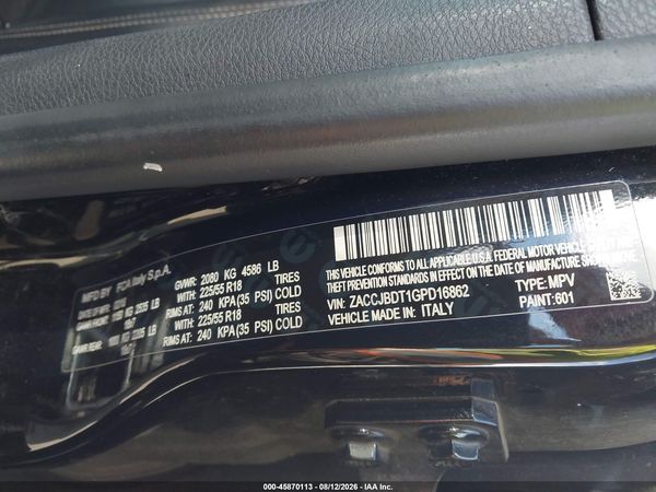 2016 JEEP RENEGADE LIMITED