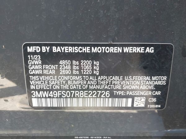 2024 BMW M340I