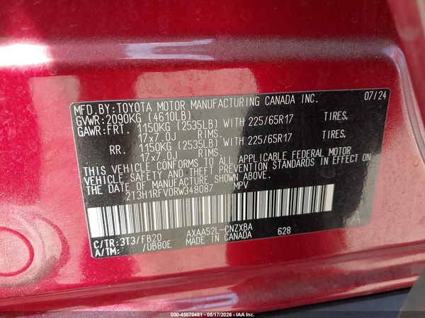 2024 TOYOTA RAV4 LE