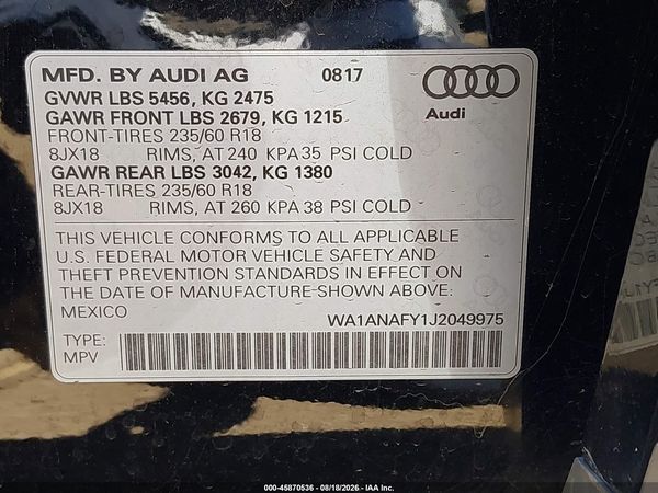 2018 AUDI Q5