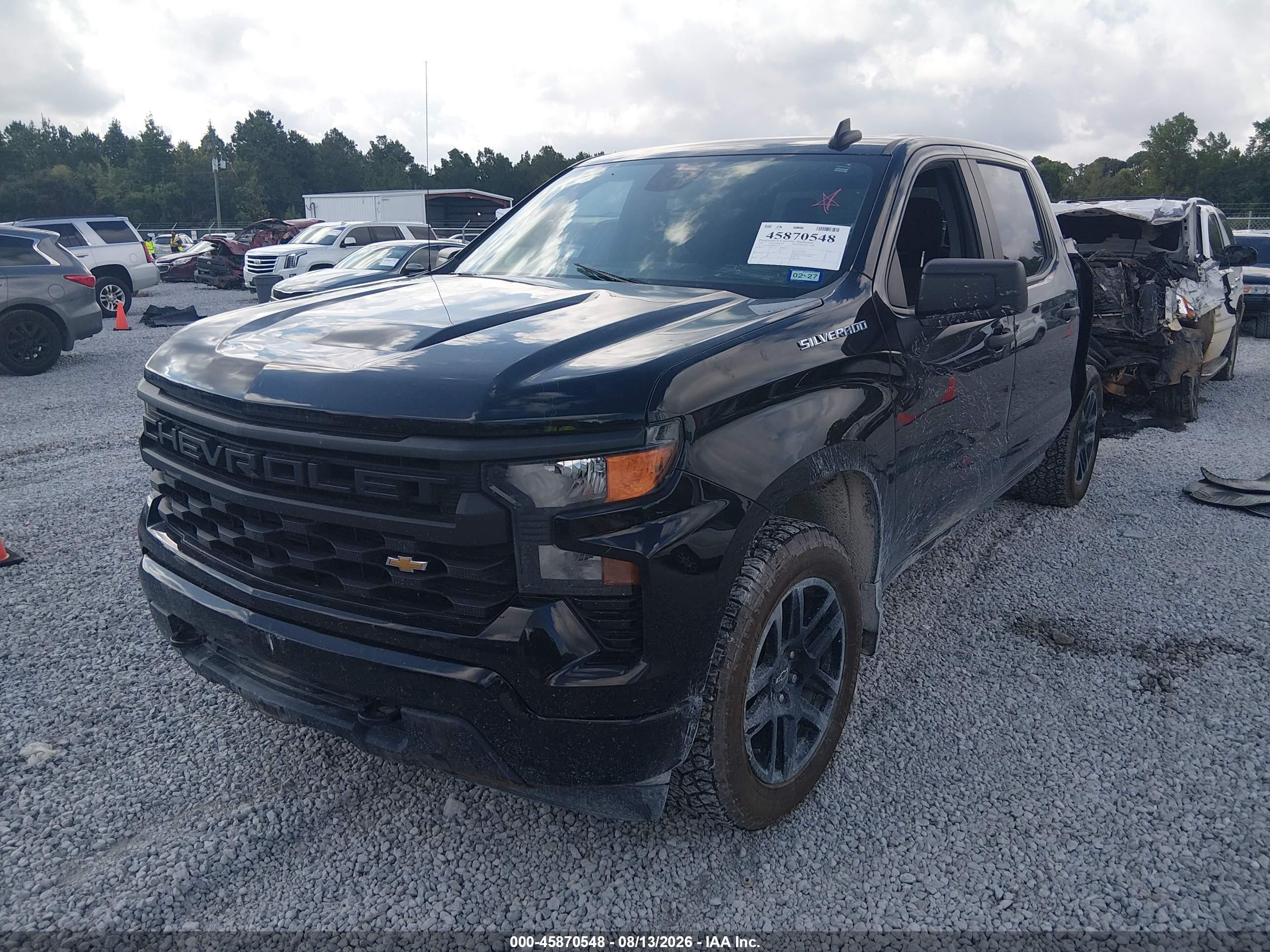 2023 CHEVROLET SILVERADO 1500 2WD  SHORT BED CUSTOM — I2