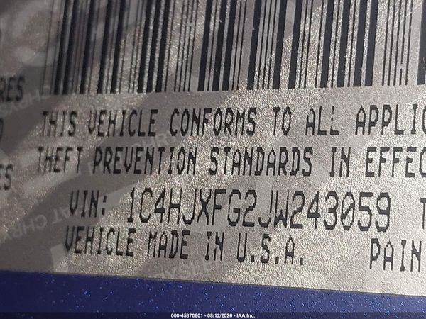 2018 JEEP WRANGLER UNLIMITED RUBICON 4X4