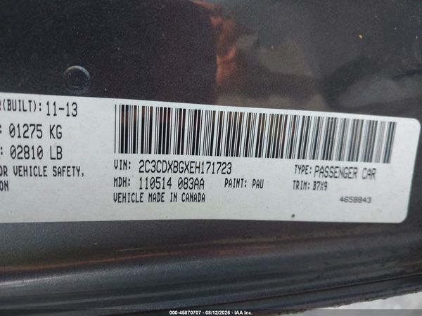 2014 DODGE CHARGER SE