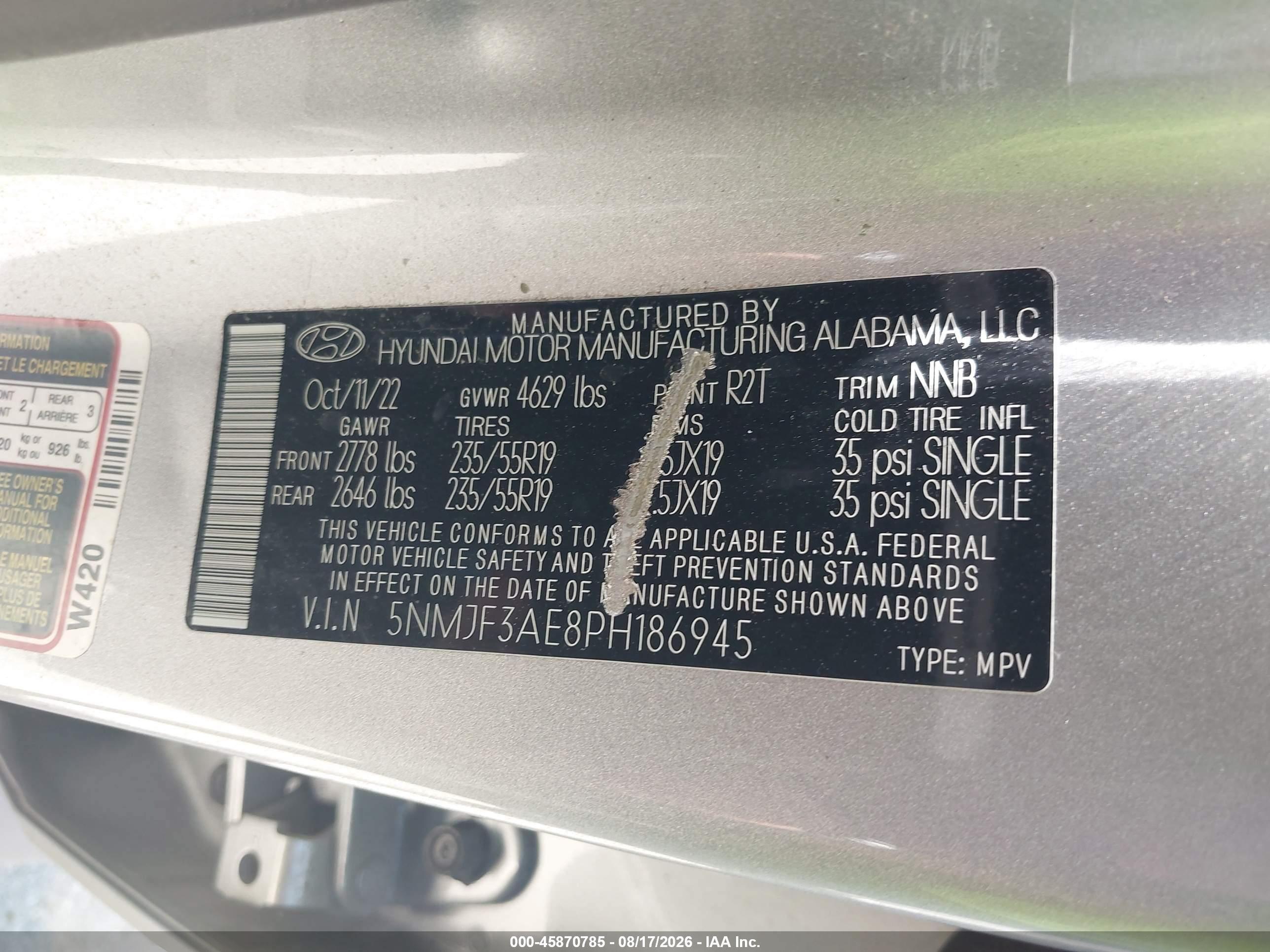 2023 HYUNDAI TUCSON SEL