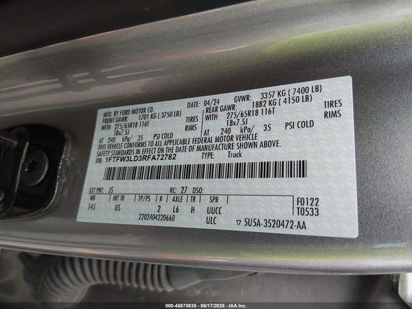 2024 FORD F-150 XLT