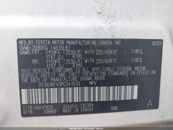 2023 TOYOTA RAV4 LE