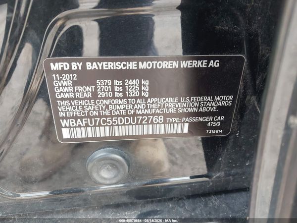 2013 BMW 535I XDRIVE