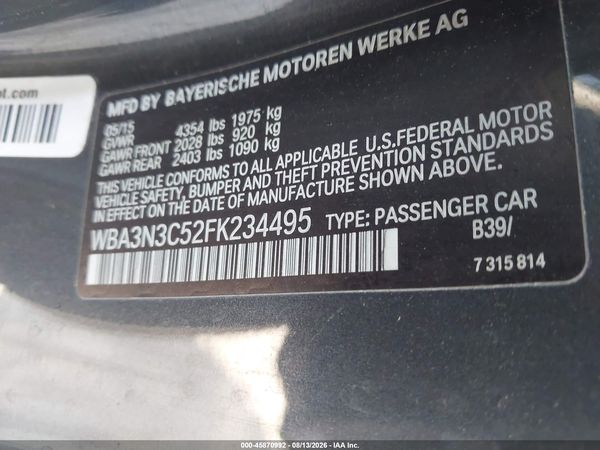 2015 BMW 428I