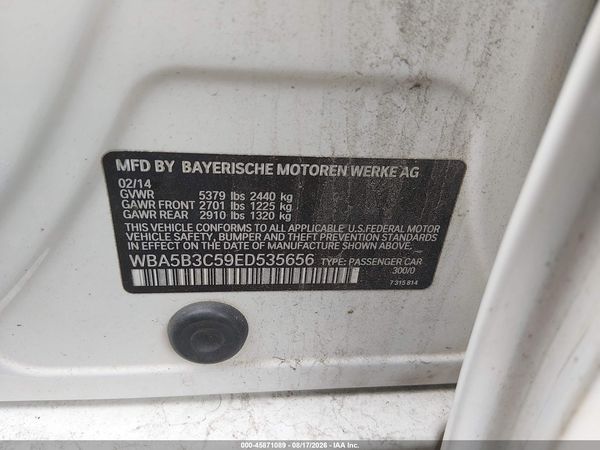2014 BMW 535I XDRIVE
