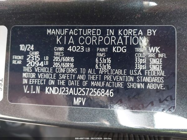 2025 KIA SOUL LX