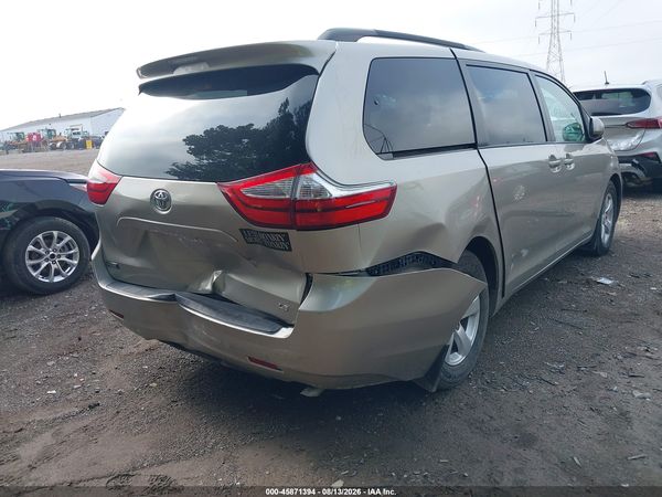2017 TOYOTA SIENNA LE 8 PASSENGER — I6