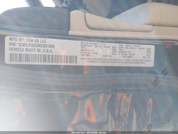 2021 JEEP GRAND CHEROKEE LAREDO E 4X4