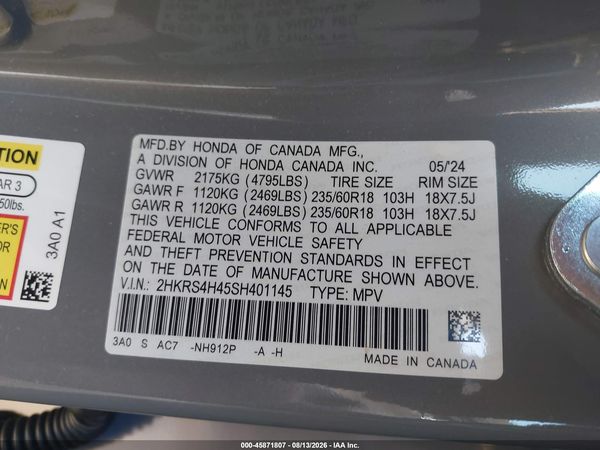 2025 HONDA CR-V EX AWD