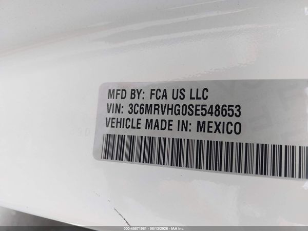 2025 RAM PROMASTER 3500