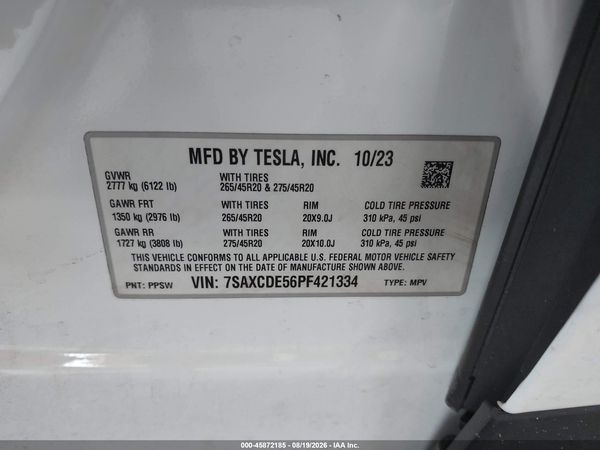 2023 TESLA MODEL X
