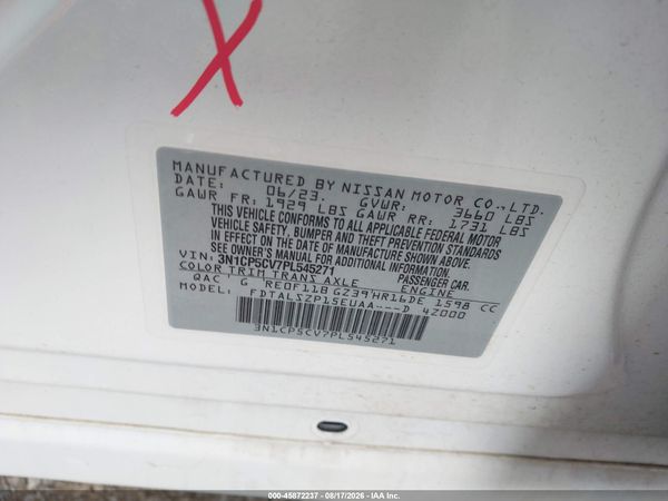 2023 NISSAN KICKS SV XTRONIC CVT