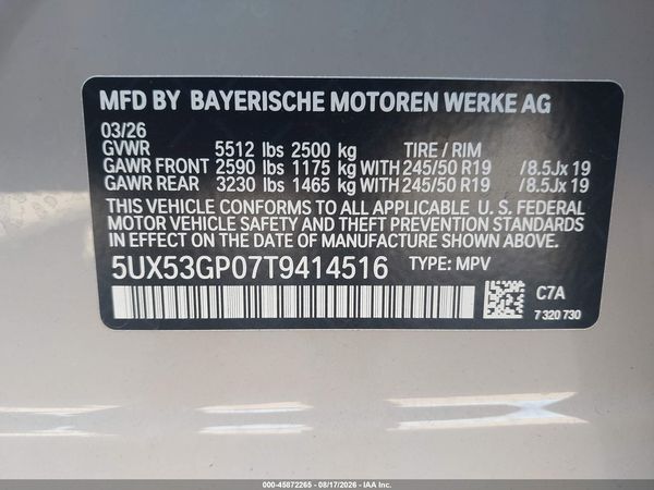 2026 BMW X3 30 XDRIVE