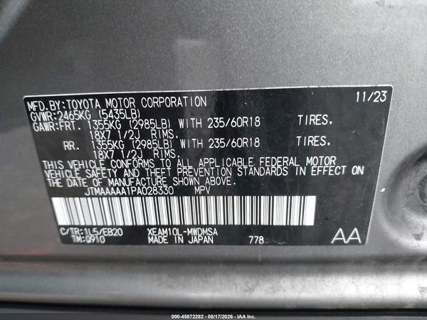 2023 TOYOTA BZ4X XLE