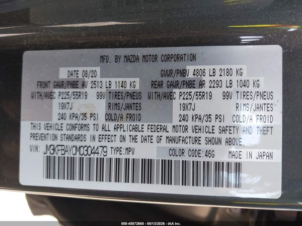 2021 MAZDA CX-5 GRAND TOURING RESERVE