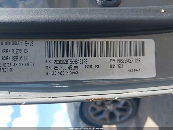 2019 DODGE CHALLENGER R/T