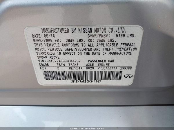 2016 INFINITI Q50 3.0T SPORT