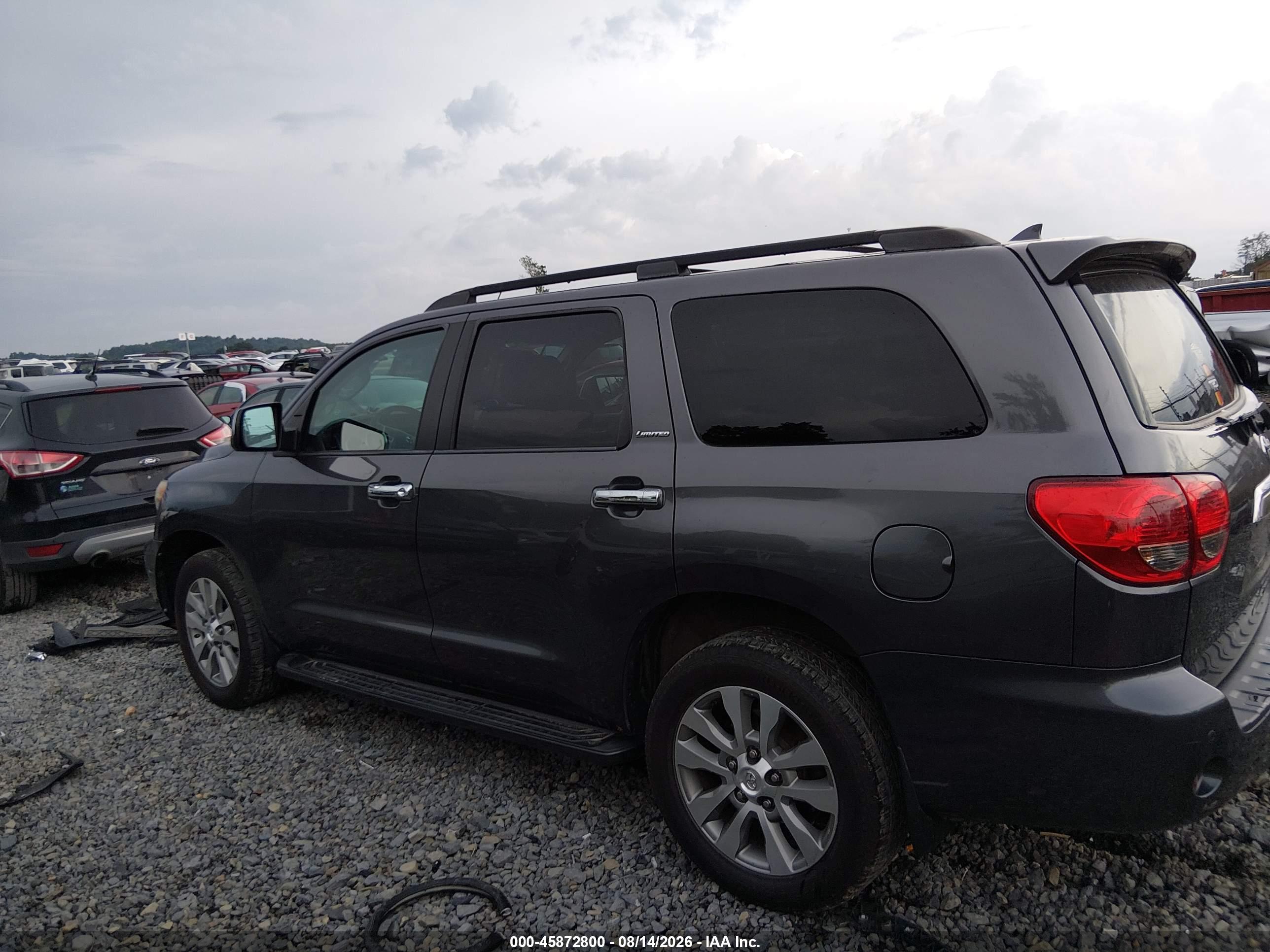 2016 TOYOTA SEQUOIA LIMITED 5.7L V8