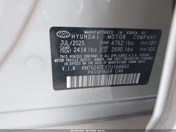 2026 GENESIS G70 2.5T RWD PRESTIGE