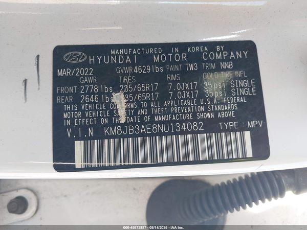 2022 HYUNDAI TUCSON SEL