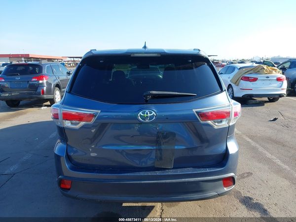 2016 TOYOTA HIGHLANDER XLE V6