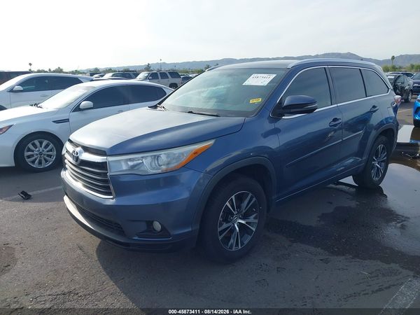 2016 TOYOTA HIGHLANDER XLE V6