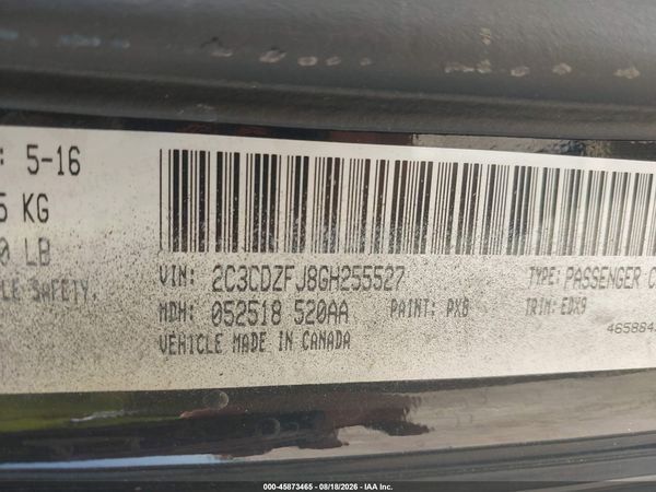 2016 DODGE CHALLENGER R/T SCAT PACK