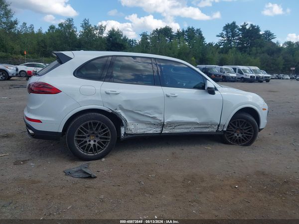 2017 PORSCHE CAYENNE PLATINUM EDITION