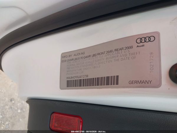 2020 AUDI S5 SPORTBACK