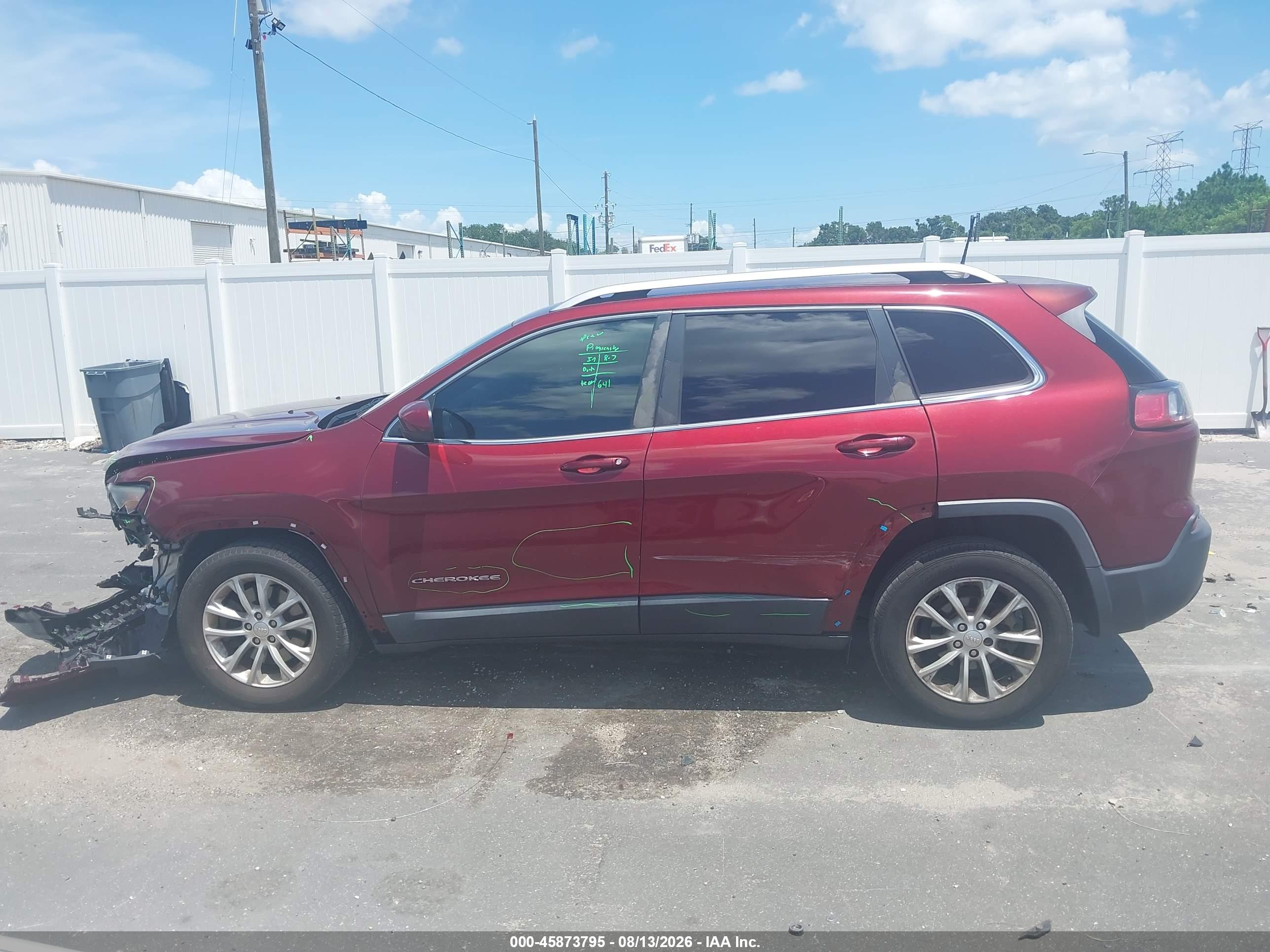 2019 JEEP CHEROKEE LATITUDE FWD