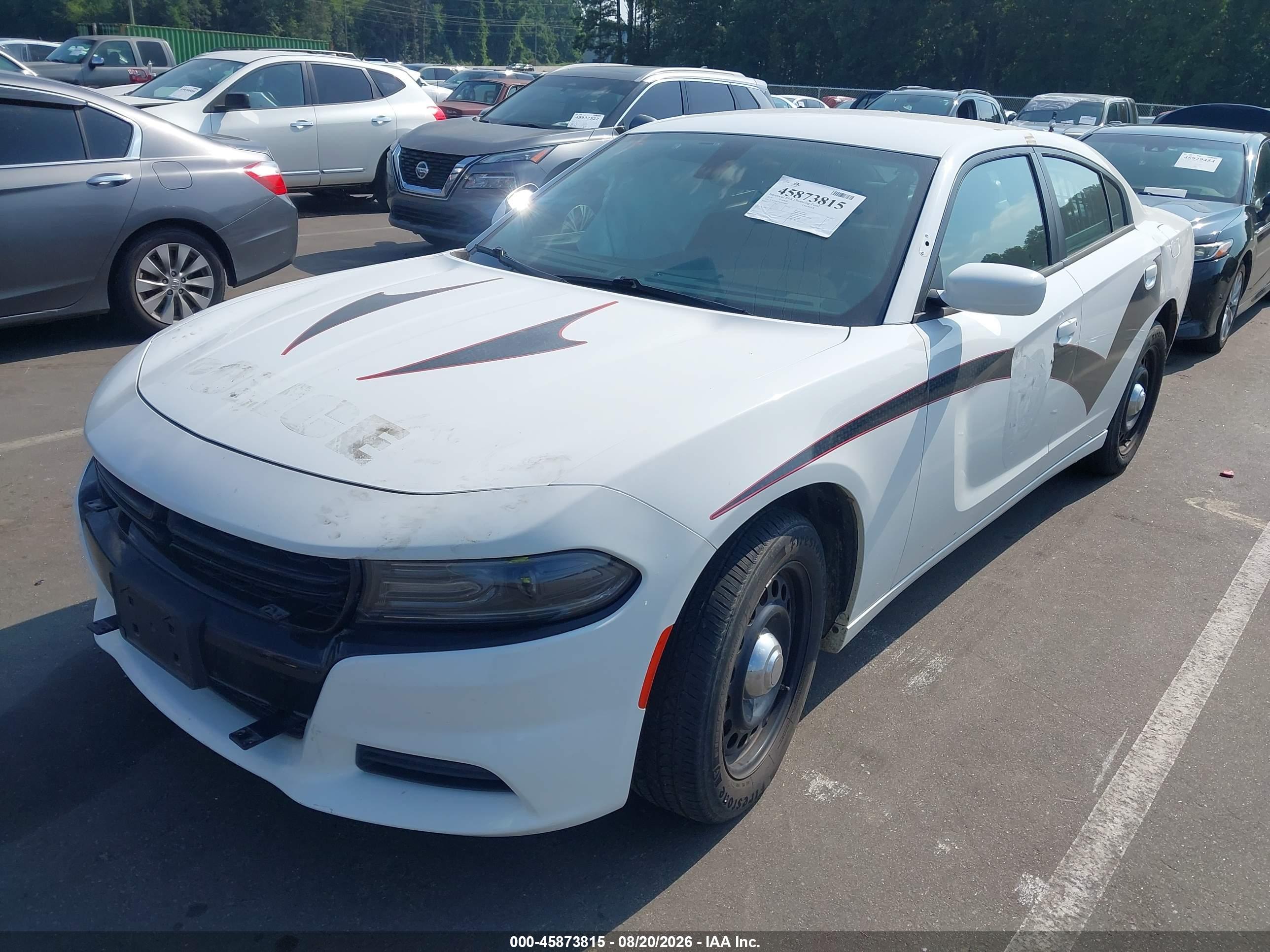 2019 DODGE CHARGER POLICE AWD — I2