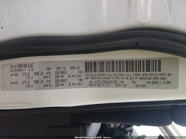 2016 JEEP CHEROKEE LATITUDE