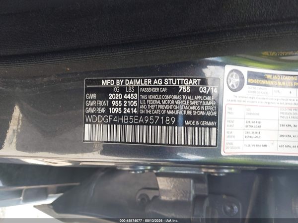 2014 MERCEDES-BENZ C 250 SPORT