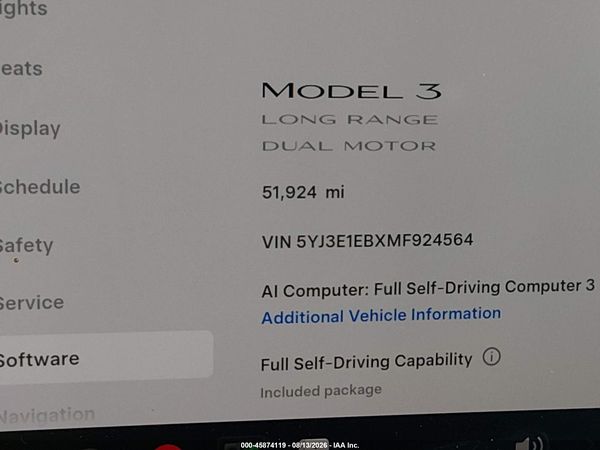2021 TESLA MODEL 3