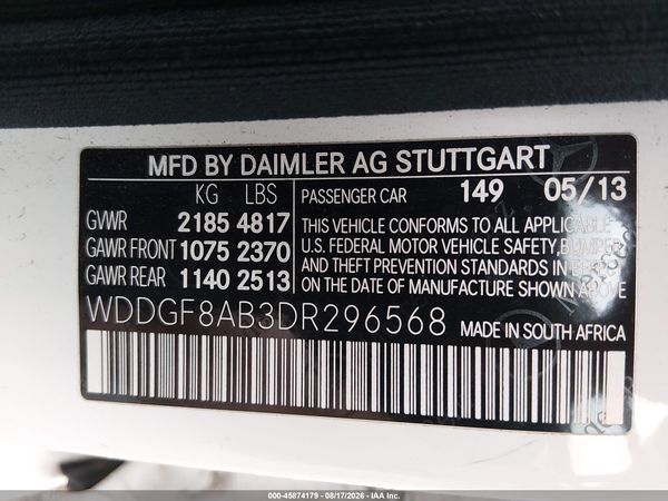 2013 MERCEDES-BENZ C 300 SPORT 4MATIC