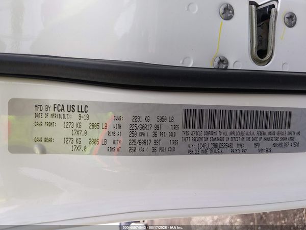2020 JEEP CHEROKEE LATITUDE FWD