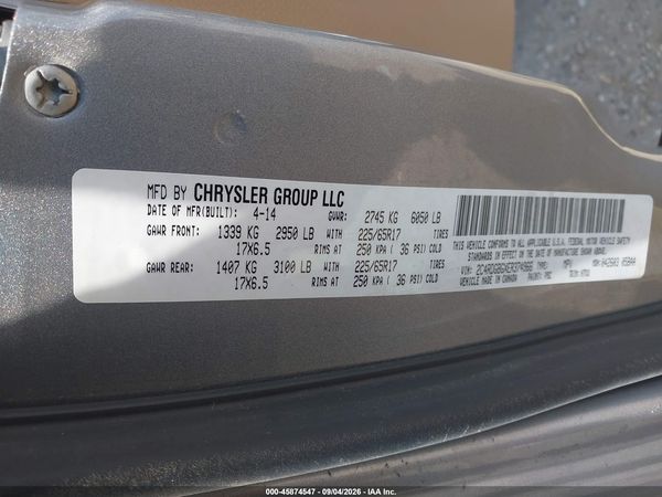 2014 DODGE GRAND CARAVAN SE