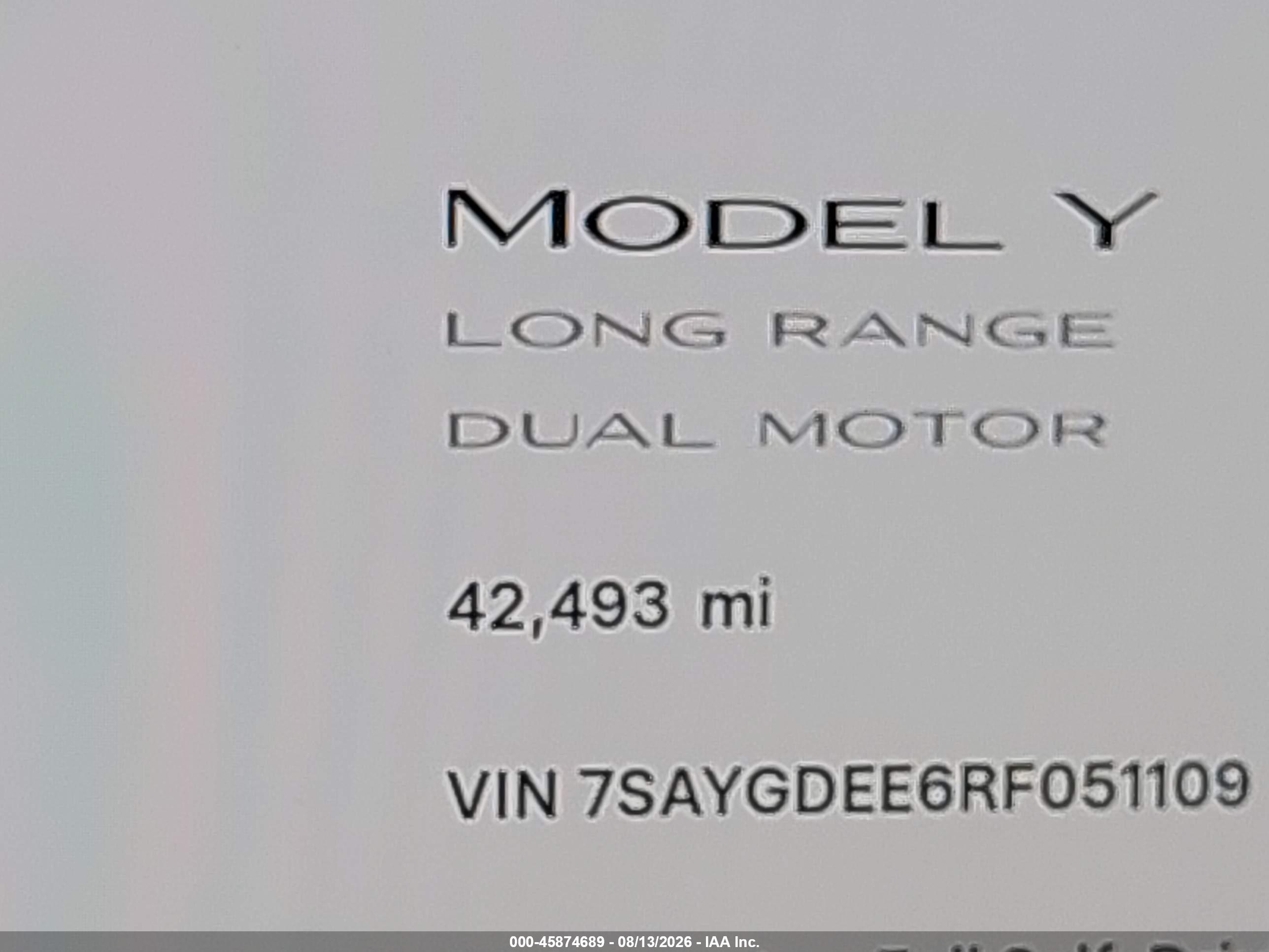 2024 TESLA MODEL Y