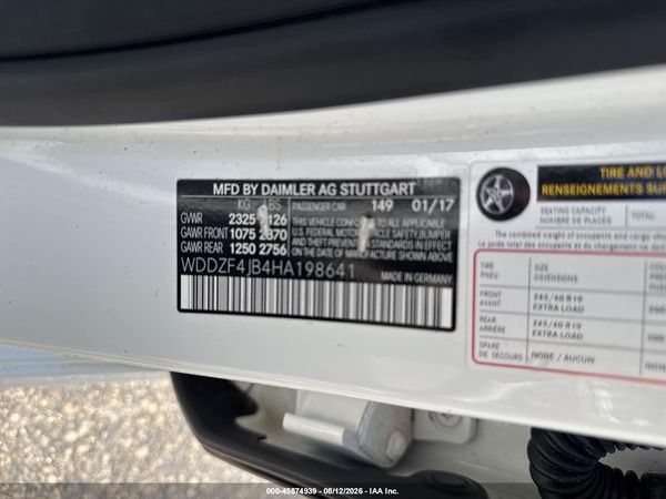 2017 MERCEDES-BENZ E 300 E300
