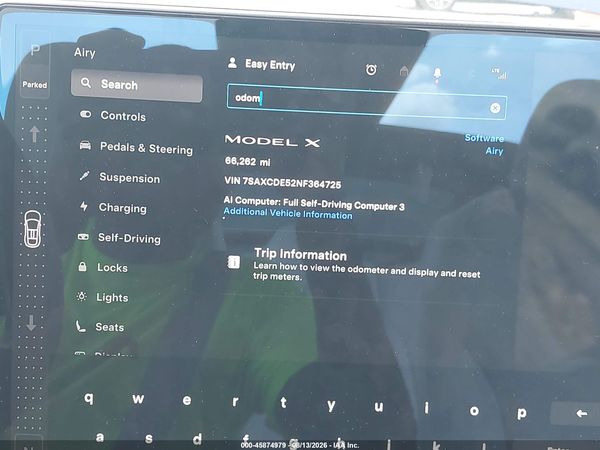 2022 TESLA MODEL X