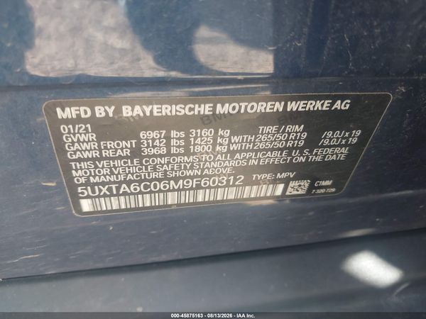 2021 BMW X5 PHEV XDRIVE45E