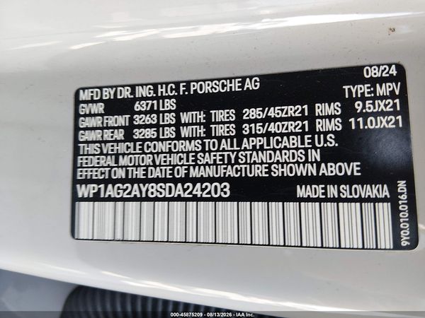 2025 PORSCHE CAYENNE GTS