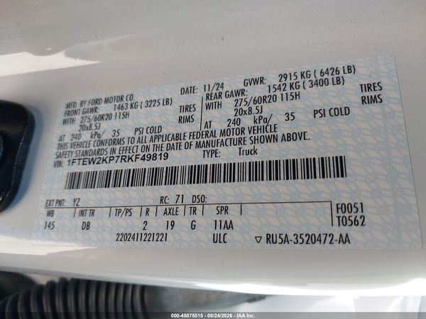 2024 FORD F-150 STX — I9