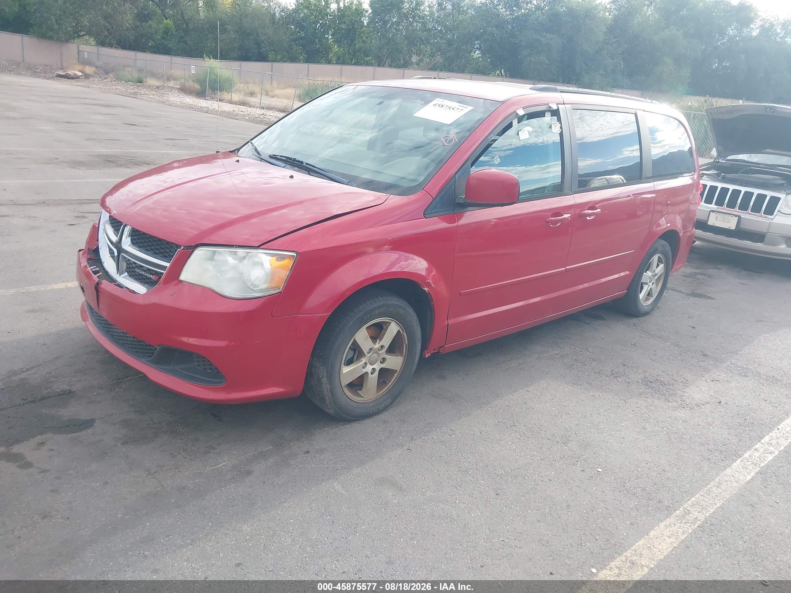 2012 DODGE GRAND CARAVAN SXT
