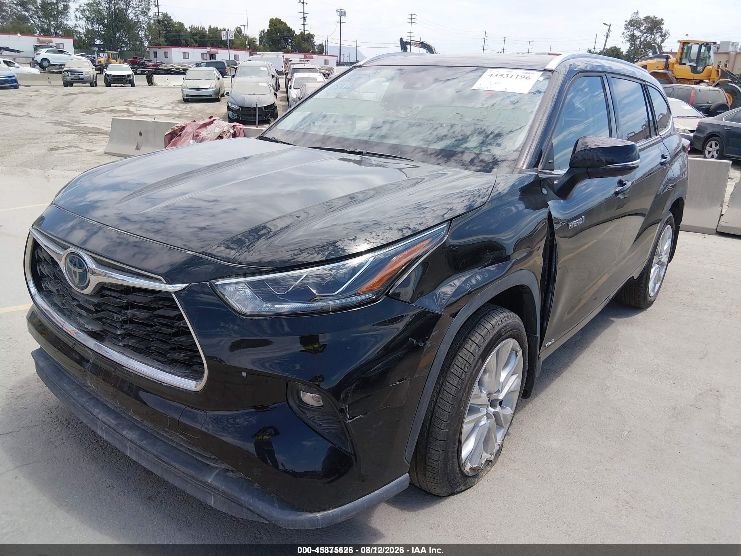2021 TOYOTA HIGHLANDER HYBRID LIMITED