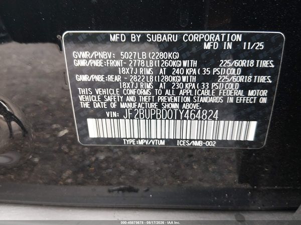 2026 SUBARU OUTBACK PREMIUM